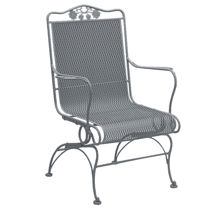 Briarwood Wrought Iron Outdoor Dining Set for 6 - WD-BRIARWOOD-SET3