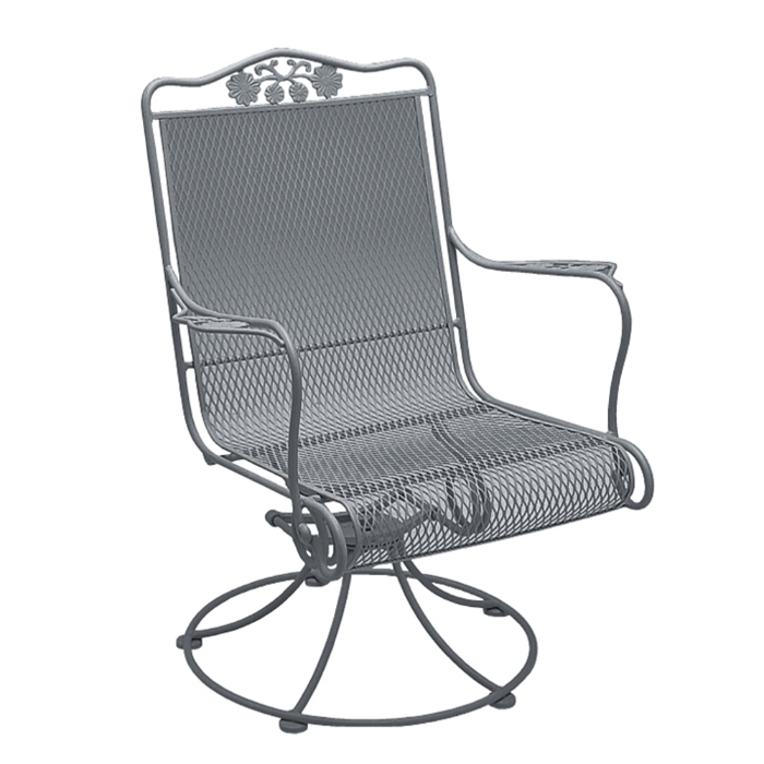 Briarwood Wrought Iron Outdoor Dining Set for 6 - WD-BRIARWOOD-SET3