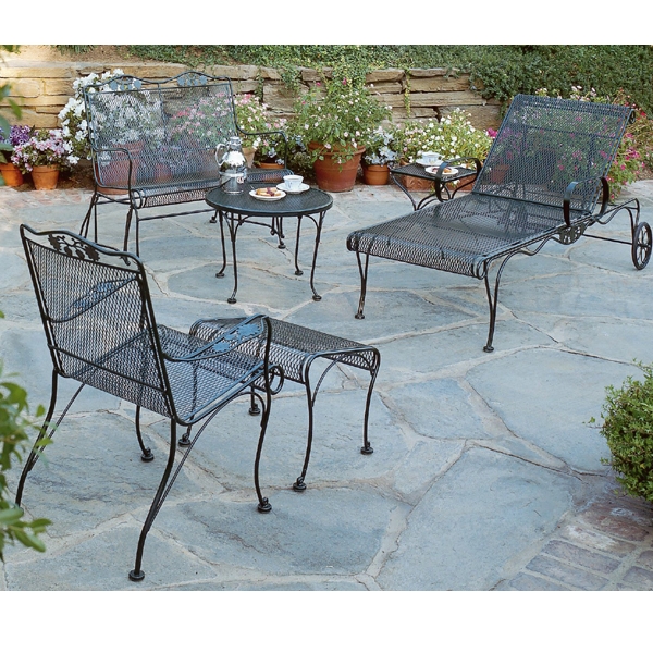 Briarwood Wrought Iron Ottoman - 400086