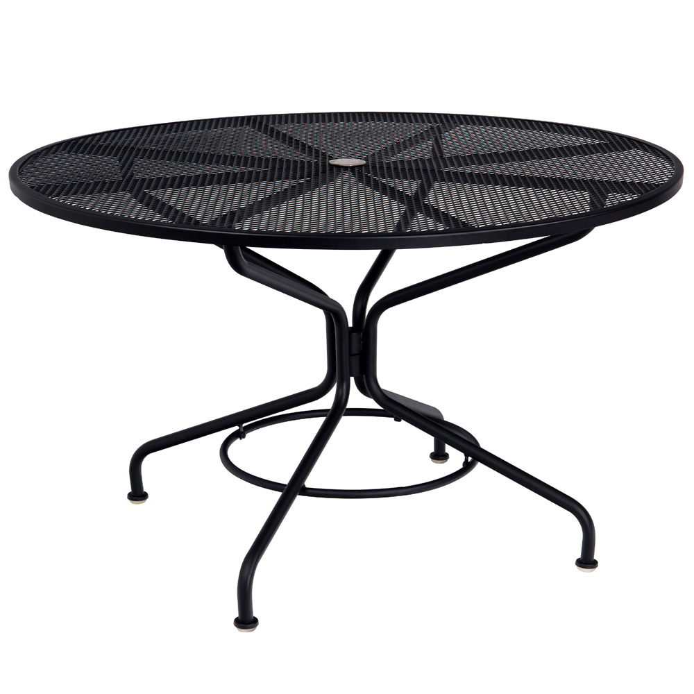 Woodard Cafe Series 48" Round Umbrella Table - 280137N