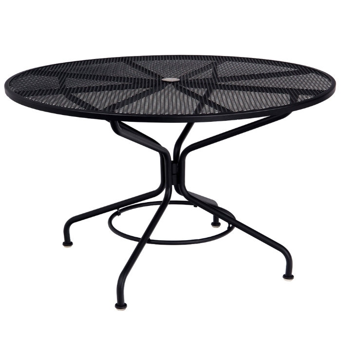 Woodard Cafe Series 48" Round Umbrella Table - 280137N