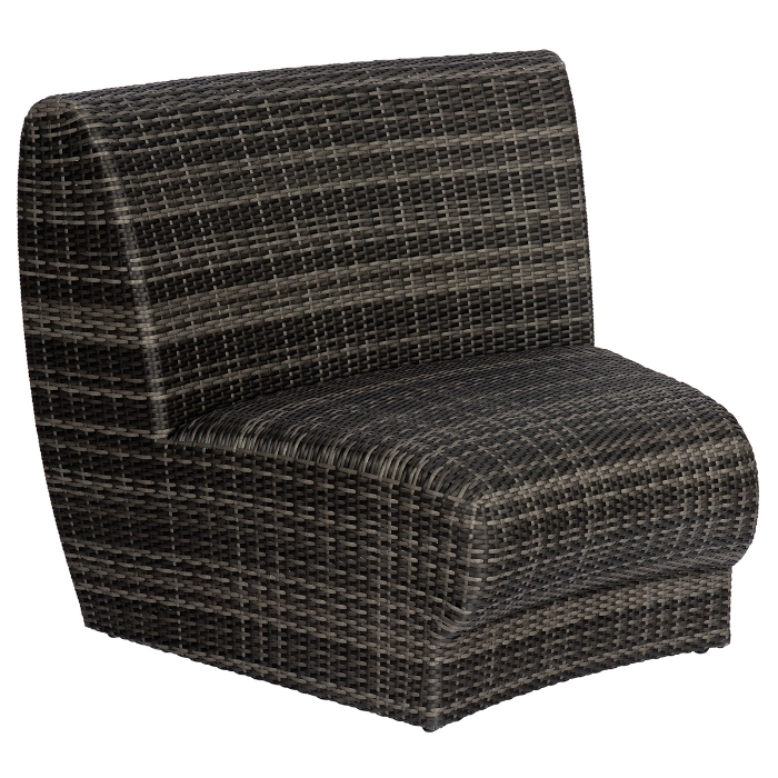 Woodard Genie Curved Armless Lounge Chair - S504011