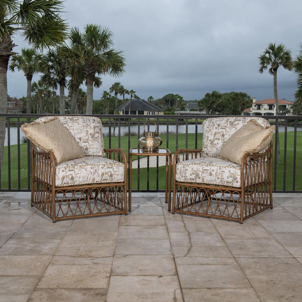 Woodard Cane Lounge Chair Patio Set - WD-CANE-SET2