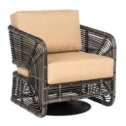 Woodard Carver Swivel Lounge Chair - S675015
