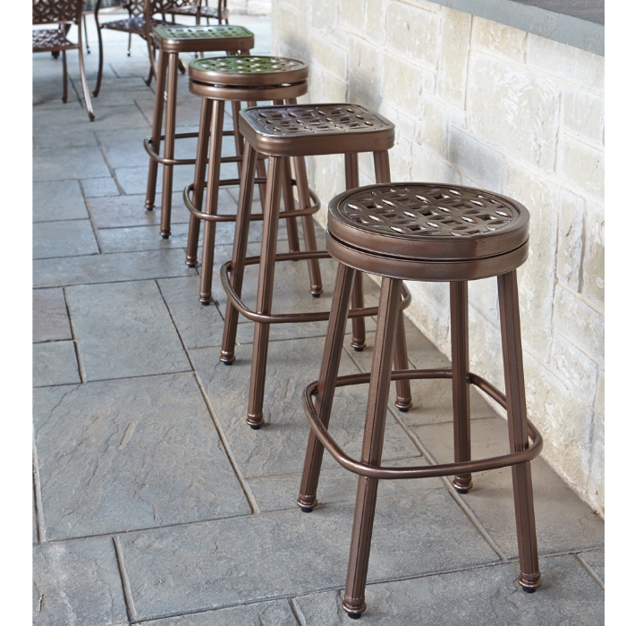 Casa Round Swivel Bar Stool - 3Y0668