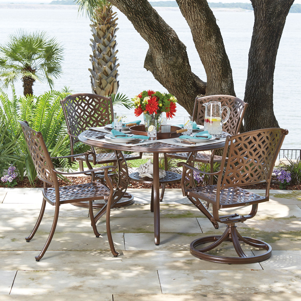 Woodard Casa Patio Dining Set - WD-CASA-SET5