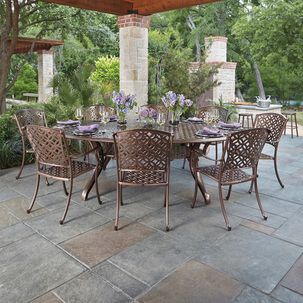 Woodard Casa 9 Piece Patio Dining Set - WOODARD-CASA-SET1