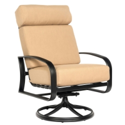 Woodard Cayman Isle Cushion Swivel Rocking Lounge Chair - 2EM477
