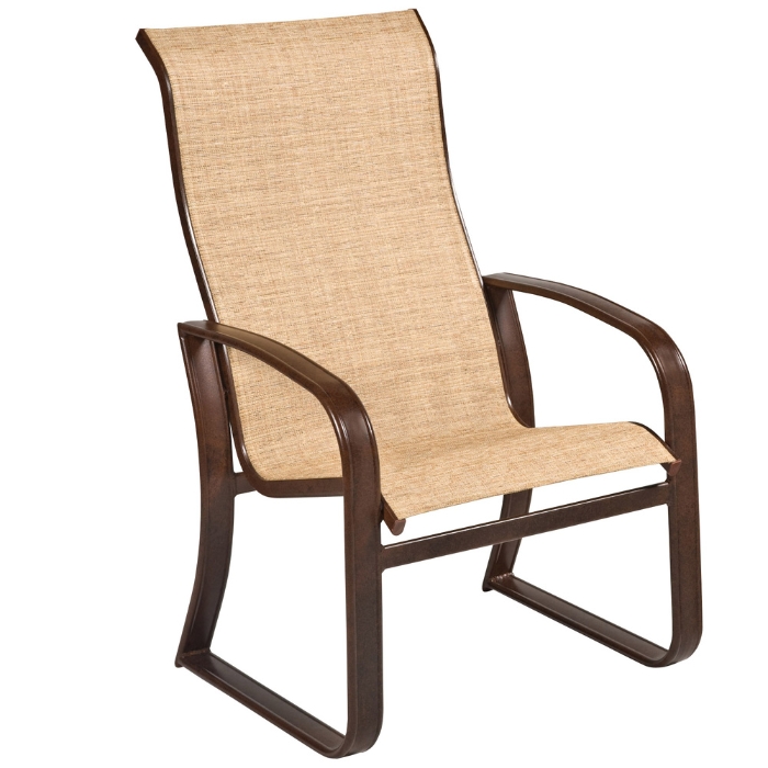 Cayman Isle Sling Round Patio Dining Set - WD-CAYMANISLE-SET5