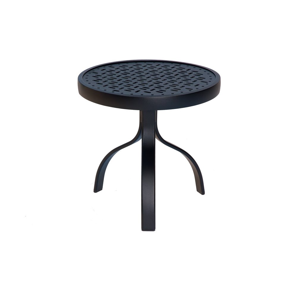 aluminum side table