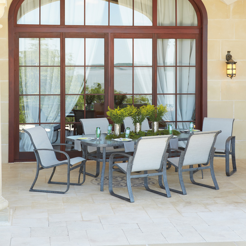 Woodard Cayman Isle Sling Patio Dining Set - WD-CAYMANISLE-SET4