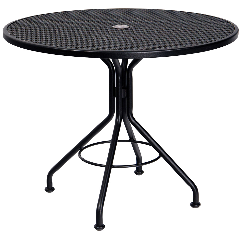 Woodard 42 Inch Round Contract Plus Bistro Umbrella Table - 280136