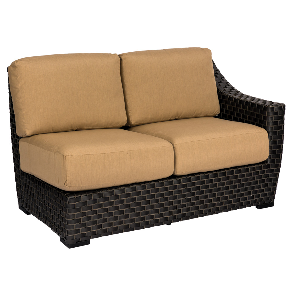 Woodard Cooper LAF Love Seat Wicker Sectional - S640031L