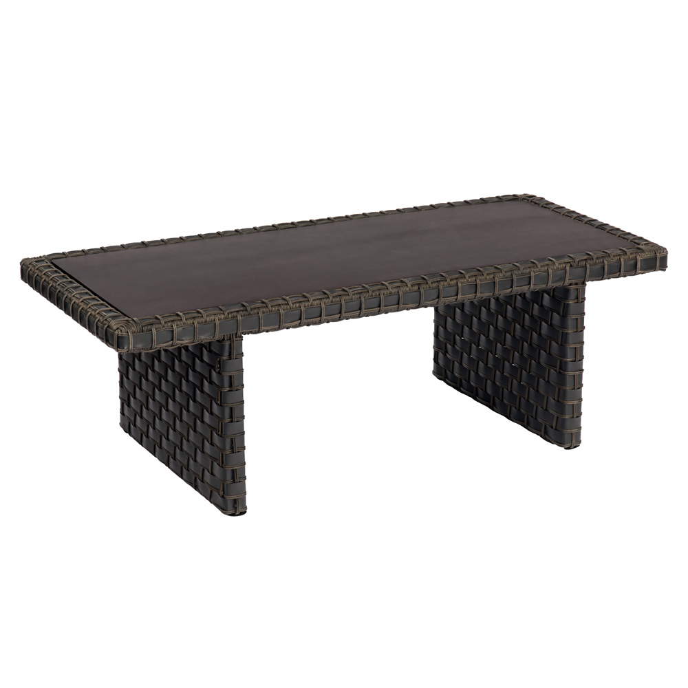 Woodard Cooper Rectangular Wicker Coffee Table - S640211