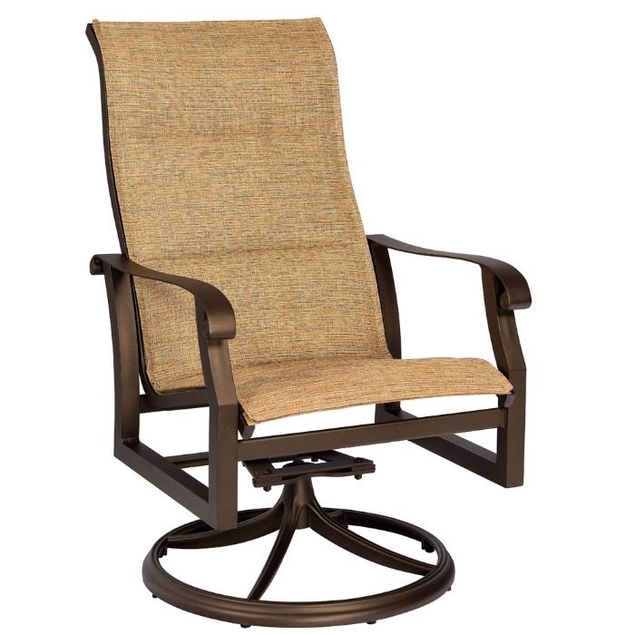 Cortland Padded Sling Round Dining Set for 4 - WD-CORTLAND-SET9