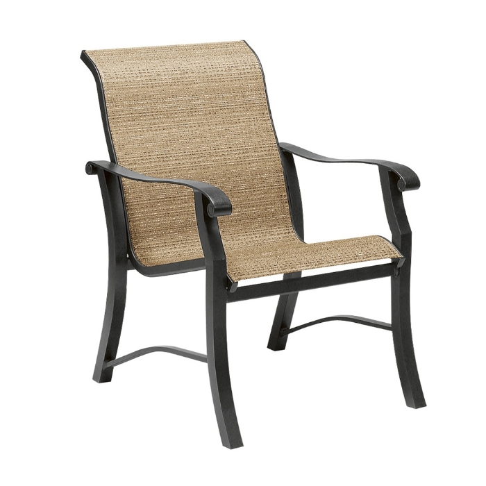 Woodard Cortland Sling Dining Arm Chair - 42H401