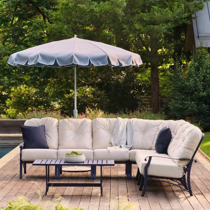 Woodard Cortland Patio Sectional - WD-CORTLAND-SET10