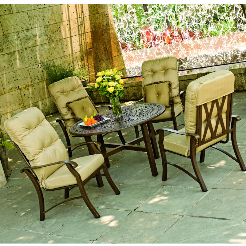 Cortland Cushion High Back Dining Arm Chair - 4ZM426