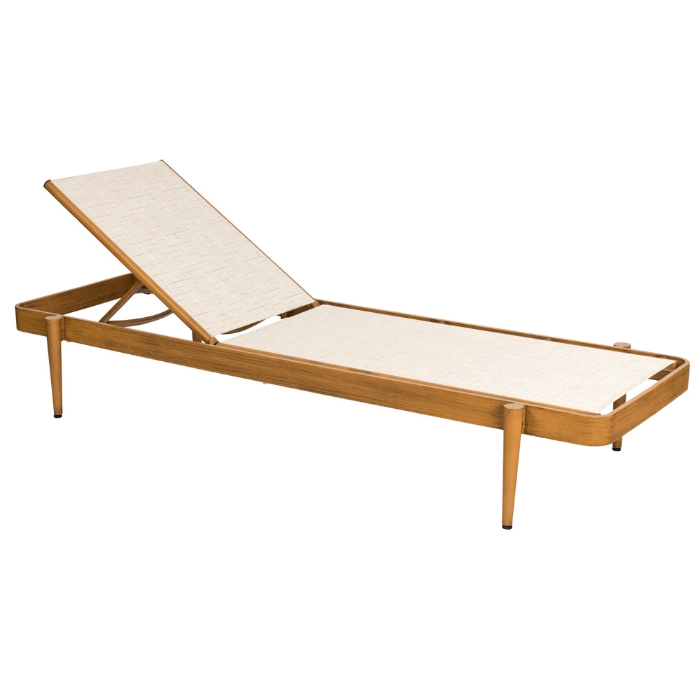 Woodard Daytona Sling Chaise Lounge - Stacking - 120470