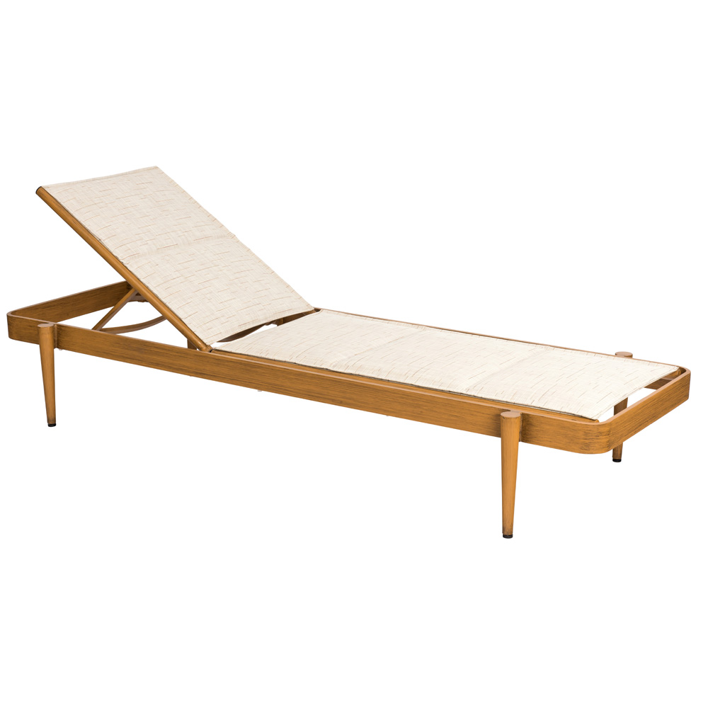 Woodard Daytona Padded Sling Chaise Lounge - Stacking - 120570