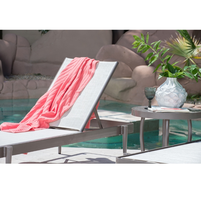 Daytona Chaise Lounge with Adjustable Back