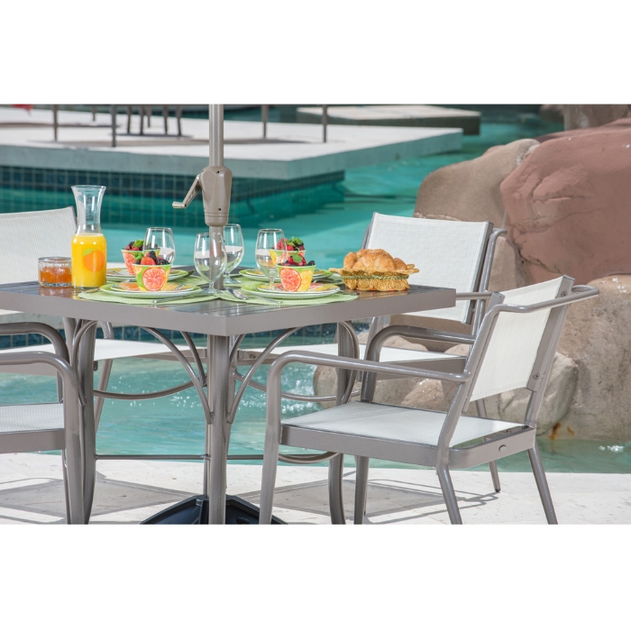 Daytona Patio Dining Set Table Detail