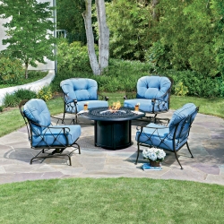 Woodard Derby Fire Pit Chat Set - 4T0106-265-2T0348-03348FP