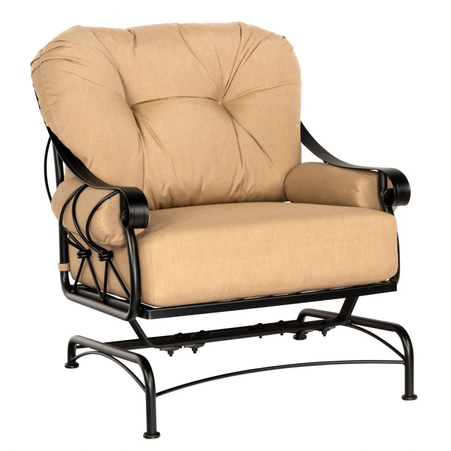 Derby Crescent Loveseat and Lounge Chair Fire Table Set - WD-DERBY-SET2