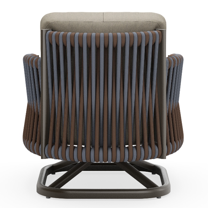 Woodard Eve Swivel Lounge Chairs back