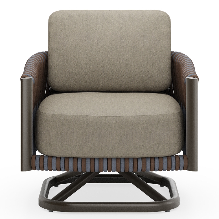 Woodard Eve Swivel Lounge Chairs front