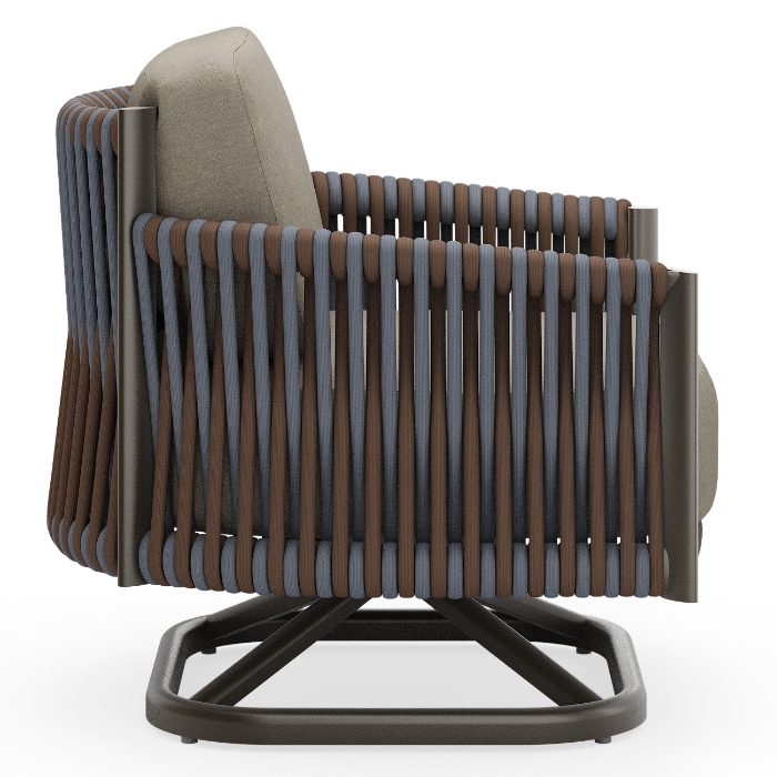 Eve Swivel Lounge Chair side