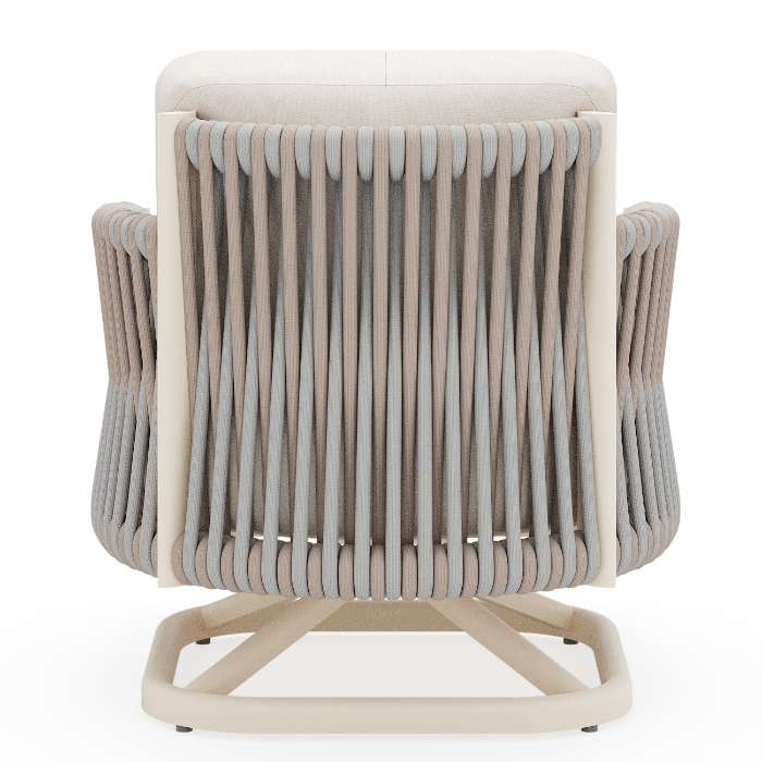 Eve Swivel Lounge Chair back