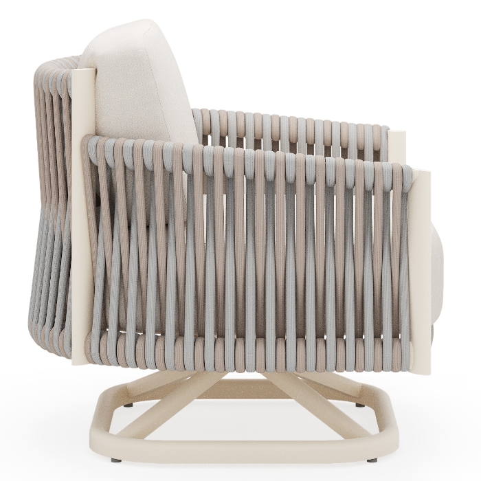 Woodard Eve Swivel Lounge Chairs  side