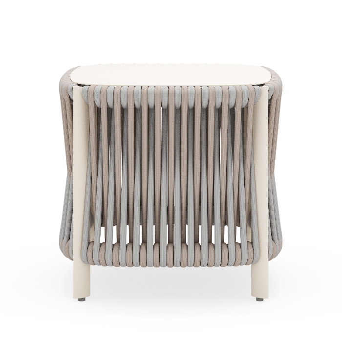 Eve End Table oyster finish