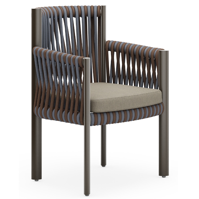 Woodard Eve Dining Chair with Cushion - S790501