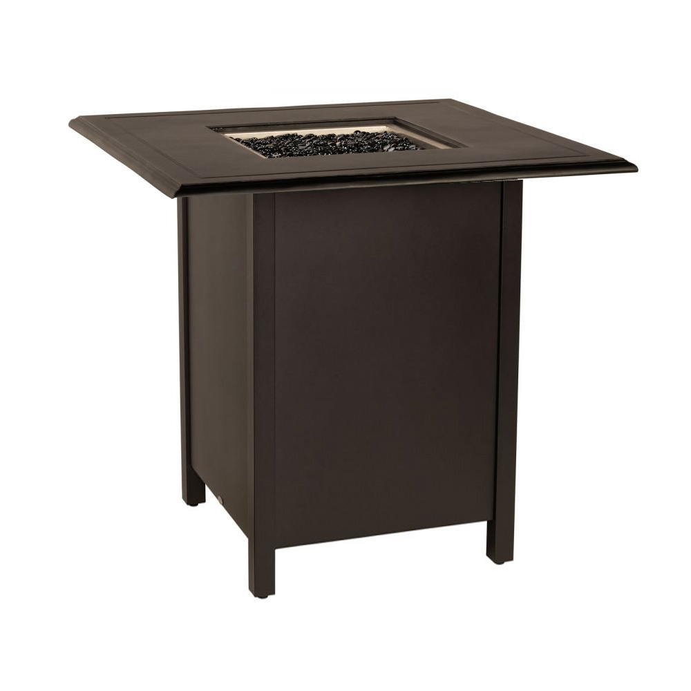 Woodard Solid Cast 42" Square Bar Height Fire Table - 13CM3SQSB-09242FP