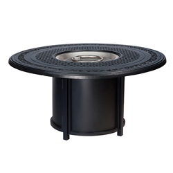 Woodard Round Base Aluminum Chat Fire Table - 65M747