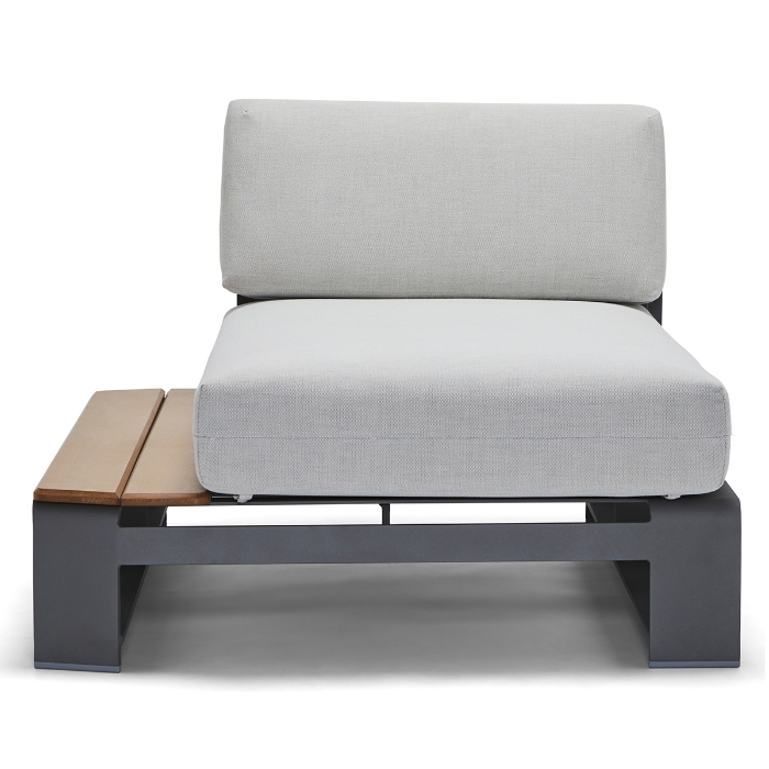 Woodard Gather LHF Chaise front view