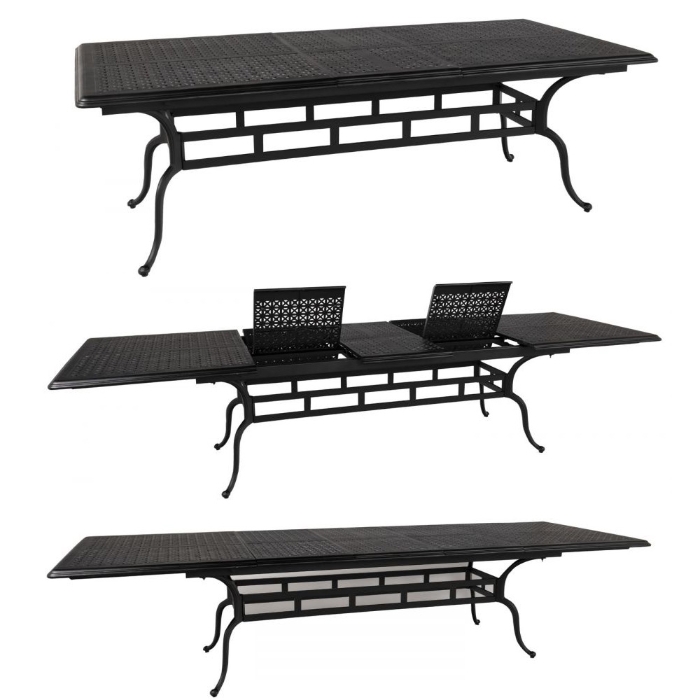 Hampton Cast Aluminum 90-127" Extension Table - HAMEXTTBL42128