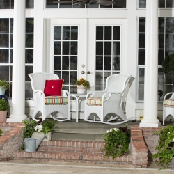 Woodard Heirloom White Wicker Furniture