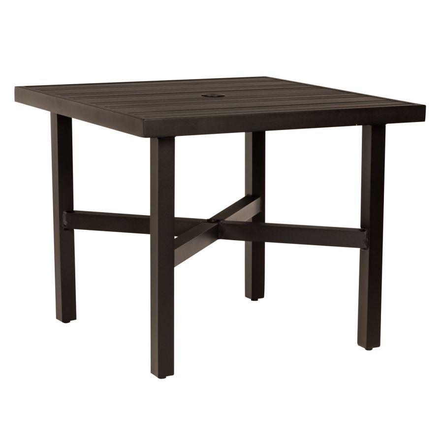 Tri-Slat 36" Square Bistro Table