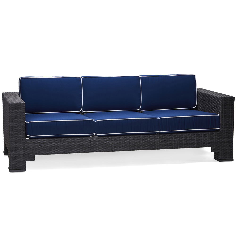 Woodard Lorenzo Sofa with two 21" throw pillows  - S720031