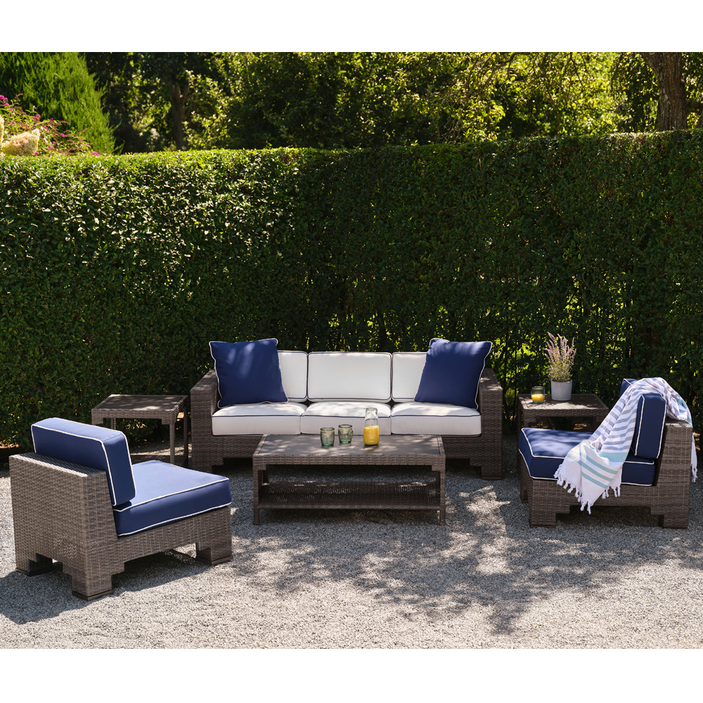 Woodard Lorenzo Wicker Patio Set - WD-LORENZO-SET3