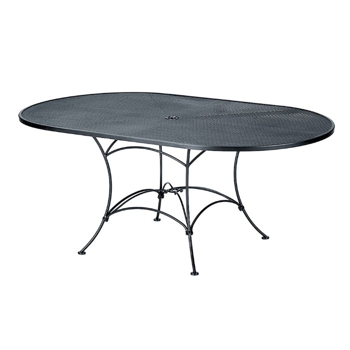 Sheffield Wrought Iron Traditional Dining Set for 6 - WD-SHEFFIELD-SET1