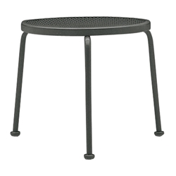 Woodard 17 inch round Stacking Mesh Top End Table - 190156