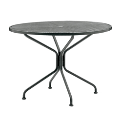 Woodard 42 inch round Premium Mesh Top RTA Umbrella Table - 190229