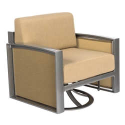 Woodard Metropolis Cushion Gliding Swivel Lounge Chair - 3G0279