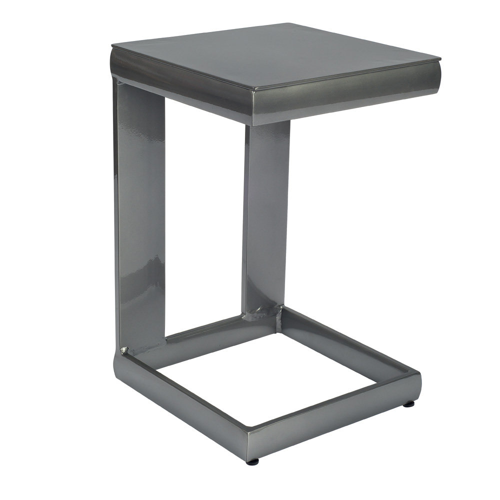 rust proof aluminum side table
