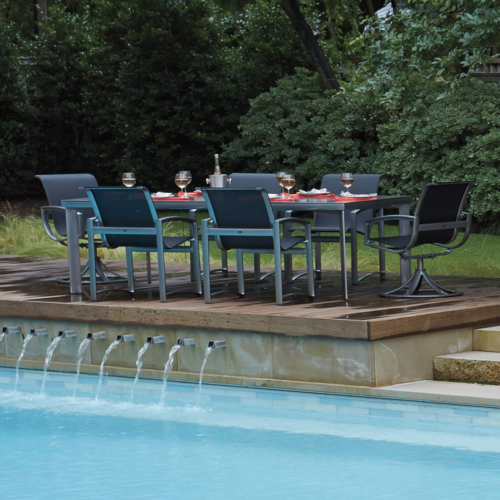 Woodard Metropolis 7 Piece Dining Set - WD-METROPOLIS-SET2
