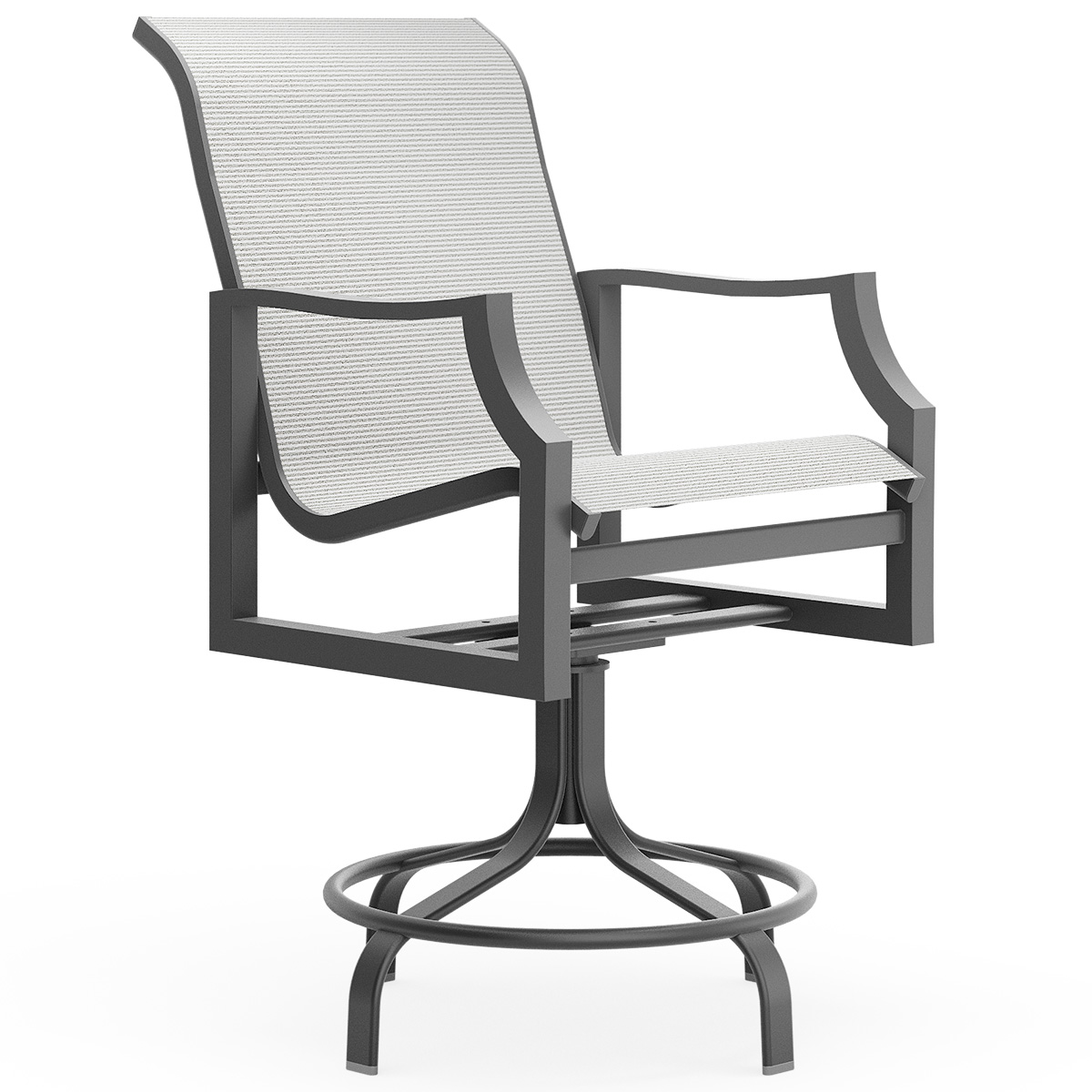 Woodard Nico Sling Swivel Counter Stool - 1S0469